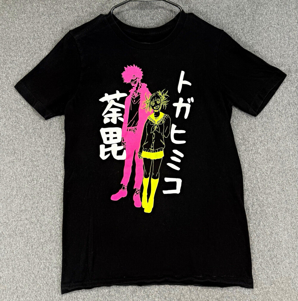 My Hero Academia Dabi Himiko Toga T Shirt XS Black Anime Manga Graphic Tee